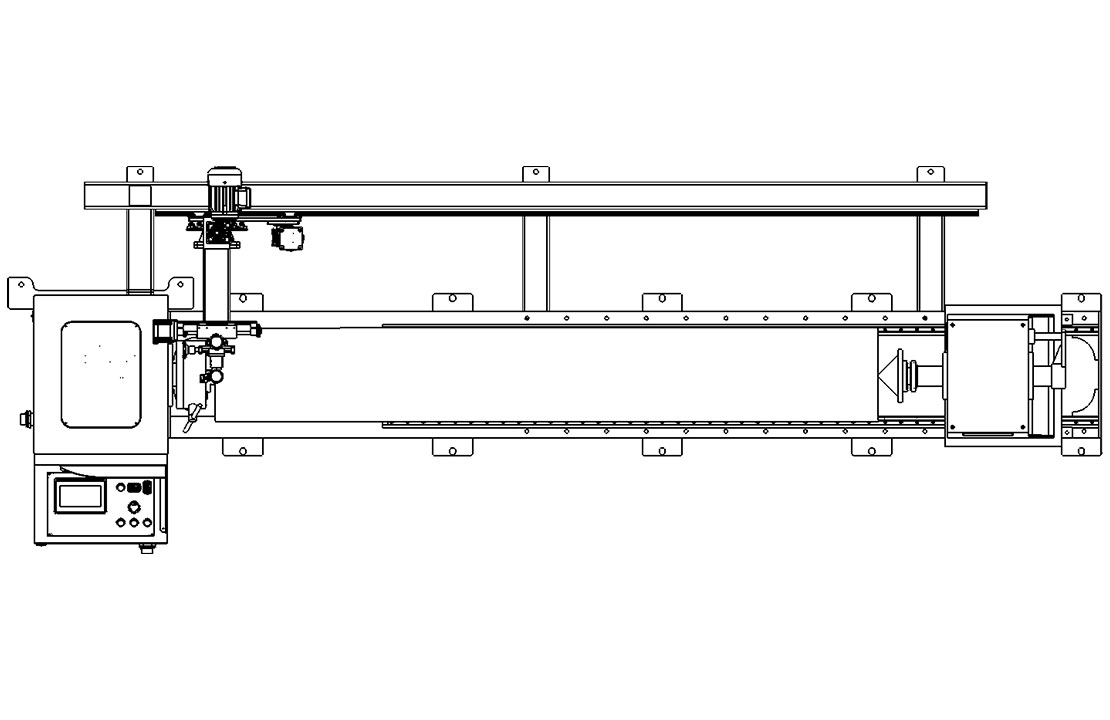 Circular Welding Machine technical drawing